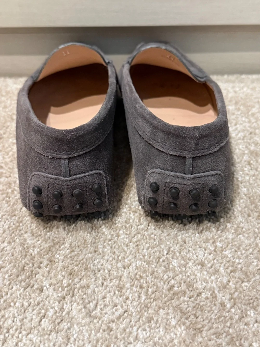 Tod's Women's City Gommino Drivers in grey suede